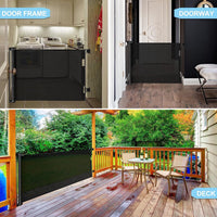 Retractable 3M Doorways Hallways Stairs Baby Gate Dog Pet Gate Indoor Outdoor Safety Gates Kings Warehouse 
