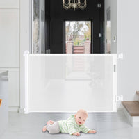 Retractable 3M Doorways Hallways Stairs Baby Gate Dog Pet Gate Indoor Outdoor Safety Gates White Kings Warehouse 