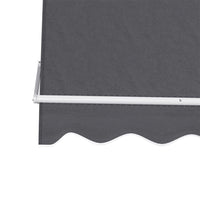 Retractable Fixed Pivot Arm Window Awning Outdoor Blinds 2.1X2.1M Grey Kings Warehouse 