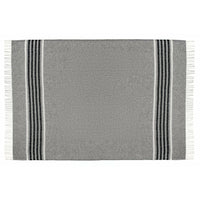Richmond Throw - Reclaimed Wool Blend - Grey Bedding Kings Warehouse 