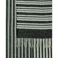 Richmond Throw - Reclaimed Wool Blend - Monochrome Bedding Kings Warehouse 