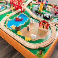 Ride Around Train Set and Table for kids Kings Warehouse 