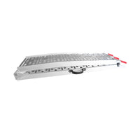 Rigg 2 x Aluminium ATV Loading Ramp Foldable - Silver Kings Warehouse 