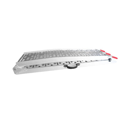 Rigg 2 x Aluminium ATV Loading Ramp Foldable - Silver Kings Warehouse 