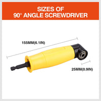 Right Angle Drill Attachment 90° Degree Drill Adapter 1/4" Drive Key Adaptor New Kings Warehouse 