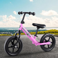 Rigo Kids Balance Bike Ride On Toys Push Bicycle Wheels Toddler Baby 12" Bikes Pink Toys Kings Warehouse 