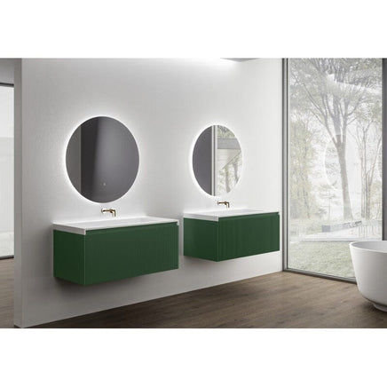 Rimini wall hung bathroom vanity 1000mm Rain Forest Kings Warehouse 