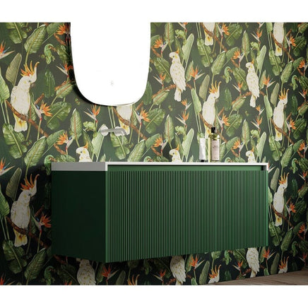 Rimini wall hung bathroom vanity 1200mm Rain Forest Kings Warehouse 
