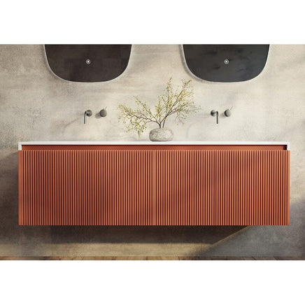 Rimini wall hung bathroom vanity 1500mm PotterÕs Clay Kings Warehouse 