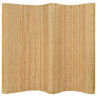 Room Divider Bamboo 250x165 cm Natural