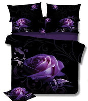 Rose Double Size Quilt Doona Duvet Cover Set Kings Warehouse 