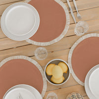 Round Placemat-Solid-Clay-40cm Kings Warehouse 