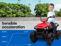ROVO KIDS Electric Ride-On ATV Quad Bike Toy Boys Toddler Battery Motorised Car Kings Warehouse 