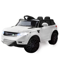 ROVO KIDS Ride-On Car Electric Battery Childrens Toy Powered w/ Remote 12V White Kings Warehouse 