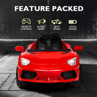 ROVO KIDS Ride-On Car LAMBORGHINI Inspired - Electric Toy Battery Remote Red Kings Warehouse 