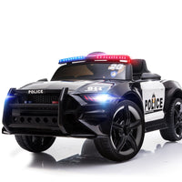 ROVO KIDS Ride-On Car Patrol Electric Battery Powered Toy Black Kings Warehouse 
