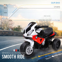 ROVO KIDS Ride On Motorcycle Licensed BMW S1000RR Electric Motorbike Police Red Kings Warehouse 