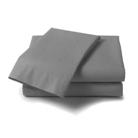 Royal Comfort 1000 Thread Count Cotton Blend Quilt Cover Set Premium Hotel Grade - King - Charcoal Bedding Kings Warehouse 