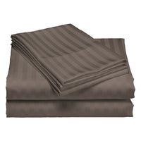 Royal Comfort 1200TC Quilt Cover Set Damask Cotton Blend Luxury Sateen Bedding - Queen - Pewter