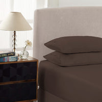 Royal Comfort 1500 Thread Count Cotton Rich Sheet Set 3 Piece Ultra Soft Bedding - Double - Dusk Grey Bedding Kings Warehouse 