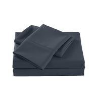 Royal Comfort 2000 Thread Count Bamboo Cooling Sheet Set Ultra Soft Bedding - King - Charcoal
