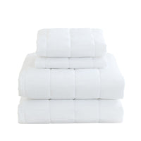 Royal Comfort Coverlet Set Bedspread Soft Touch Easy Care Breathable 3 Piece Set - King - White Kings Warehouse 