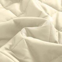Royal Comfort Coverlet Set Bedspread Soft Touch Easy Care Breathable 3 Piece Set - Queen - Beige Kings Warehouse 