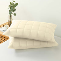 Royal Comfort Coverlet Set Bedspread Soft Touch Easy Care Breathable 3 Piece Set - Queen - Beige Kings Warehouse 