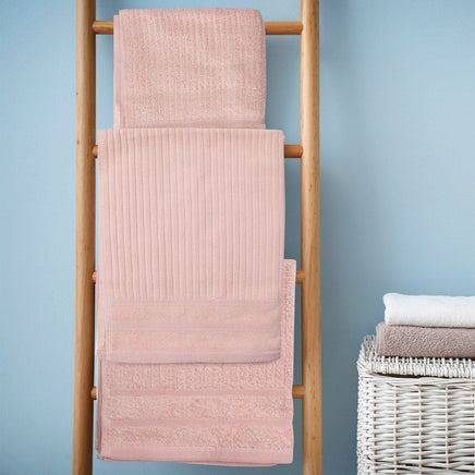 Royal Comfort Eden Egyptian Cotton 600GSM 8 Piece Luxury Bath Towels Set - Blush Kings Warehouse 