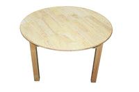 Rubberwood Round Table 90 Kids Supplies Kings Warehouse 
