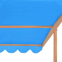 Sandbox with Adjustable Roof Fir Wood Blue UV50 Kings Warehouse 