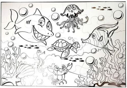 Sea World Painting Puzzle 24 Pieces Kings Warehouse 