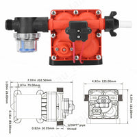 Seaflo 55PSI Pressure 12V Water Pump 11.3LPM For Caravan RV Boat Camper Trailer Kings Warehouse 