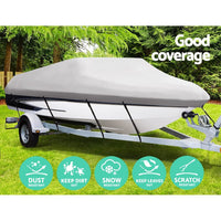 Seamanship 16-18.5ft Boat Cover Trailerable Marine Grade 600D Summer Sale Kings Warehouse 