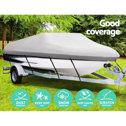 Seamanship 16-18.5ft Boat Cover Trailerable Marine Grade 600D Summer Sale Kings Warehouse 