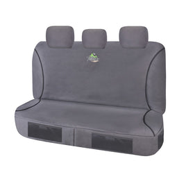 Seat Covers for FORD RANGER PX SERIES10/2011 - 2015 DUAL CAB REAR BENCH CHARCOAL TRAILBLAZER Kings Warehouse 