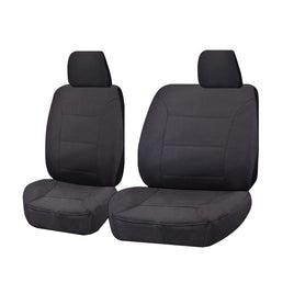 Seat Covers for HOLDEN COLORADO RG SERIES 06/2012 - 2016 SINGLE CAB CHASSIS UTILITY FRONT BUCKET + _ BENCH CHARCOAL CHALLENGER Kings Warehouse 