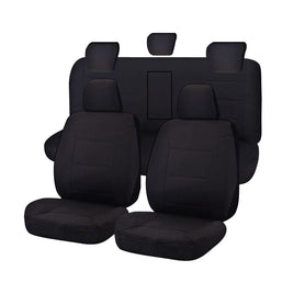 Seat Covers for HOLDEN COLORADO RG SERIES FR 06/2012 - ON DUAL FR BLACK ALL TERRAIN Kings Warehouse 