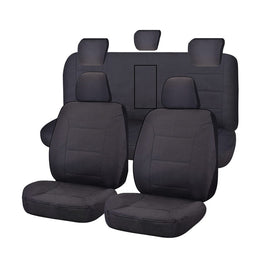 Seat Covers for HOLDEN COLORADO RG SERIES FR 06/2012 - ON DUAL FR CHARCOAL CHALLENGER Kings Warehouse 