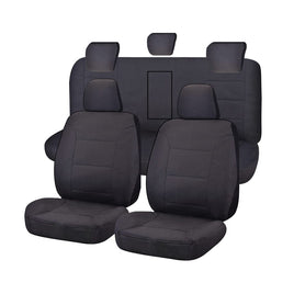 Seat Covers for ISUZU D-MAX 06/2012 - ON DUAL CAB CHASSIS UTILITY FR CHARCOAL ALL TERRAIN Kings Warehouse 