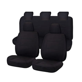 Seat Covers for MAZDA BT-50 B22P/Q-B32P/Q UP SERIES 10/2011 ? 08/2015 DUAL CAB FR BLACK ALL TERRAIN Kings Warehouse 