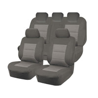 Seat Covers for MAZDA BT-50 FR UR 09/2015 - 06/2020 DUAL CAB FR GREY PREMIUM Kings Warehouse 