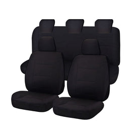 Seat Covers for MAZDA BT-50 FR UR 09/2015 - ON DUAL CAB FR BLACK ALL TERRAIN Kings Warehouse 