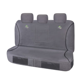 Seat Covers for MAZDA BT50 UR SERIES 09/2015 - ON DUAL CAB REAR BENCH WITH A/REST CHARCOAL TRAILBLAZER Kings Warehouse 
