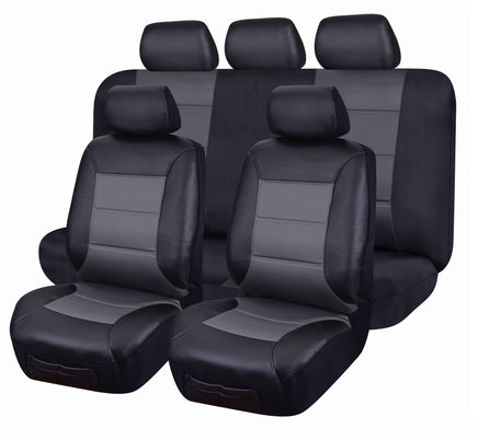 Seat Covers for TOYOTA CAMRY ASV50R 12/2011 - 12/2017 4 DOOR SEDAN FR GREY EL TORO Kings Warehouse 