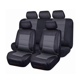 Seat Covers for TOYOTA COROLLA ZRE182R 10/2012 - 05/2018 5 DOOR HATCH FR GREY EL TORO Kings Warehouse 