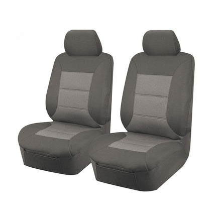 Seat Covers for TOYOTA HIACE VAN SLWB 02-2019 - ON PREMIUM GREY Kings Warehouse 