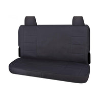 Seat Covers for TOYOTA LANDCRUISER 70 SERIES VDJ 05/2008 - ON DUAL CAB REAR BENCH CHARCOAL ALL TERRAIN Kings Warehouse 