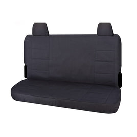 Seat Covers for TOYOTA LANDCRUISER 70 SERIES VDJ 05/2008 - ON DUAL CAB REAR BENCH CHARCOAL CHALLENGER Kings Warehouse 