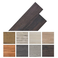 Self-adhesive PVC Flooring Planks 5.02 m² 2 mm Dark Brown Kings Warehouse 